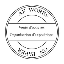 Logo rond AF Works on paper
